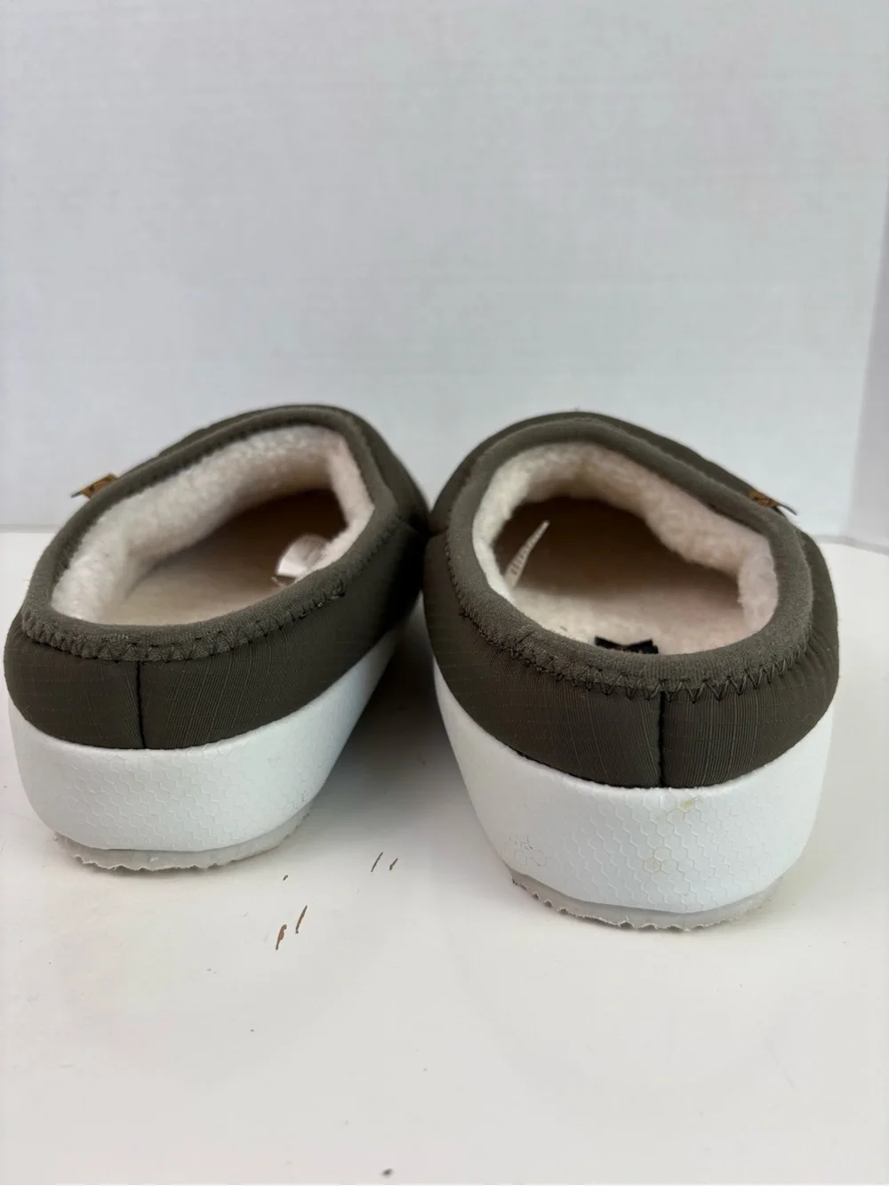 Dakota Fleece Men's Quilted Slip-On Clog - Olive Green